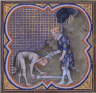 Vengeance de Clovis - Grandes Chroniques de France de Charles V (XIVème siècle)