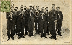 la musique militaire du Bey de Tunis en 1905