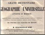 Grand Dictionnaire de Geographie Universelle Ancienne et Moderne de M. Bescherelle Aine (Paris - 1857) : article sur la region de la Dobroudja (Roumanie)