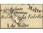 ile de Malte / Malta - carte geographique physique et politique ancienne de 1843 ancetre de la carte routiere (cartes geographiques physiques et politiques anciennes ancetres des cartes routieres)