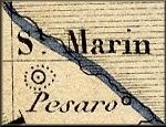 carte geographique, politique et physique de la Republique de Saint Marin / San Marino : ce micro-etat enclave dans l'Italie est la plus ancienne republique du monde