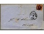 Holstein - l'Allemagne de la Poste vers 1860 - philatelie et marcophilie - l'histoire par la lettre ancienne et le timbre