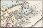 Atlas Classique d'Eugene Belin vers 1860 : Terre Neuve ainsi que Saint Pierre et Miquelon